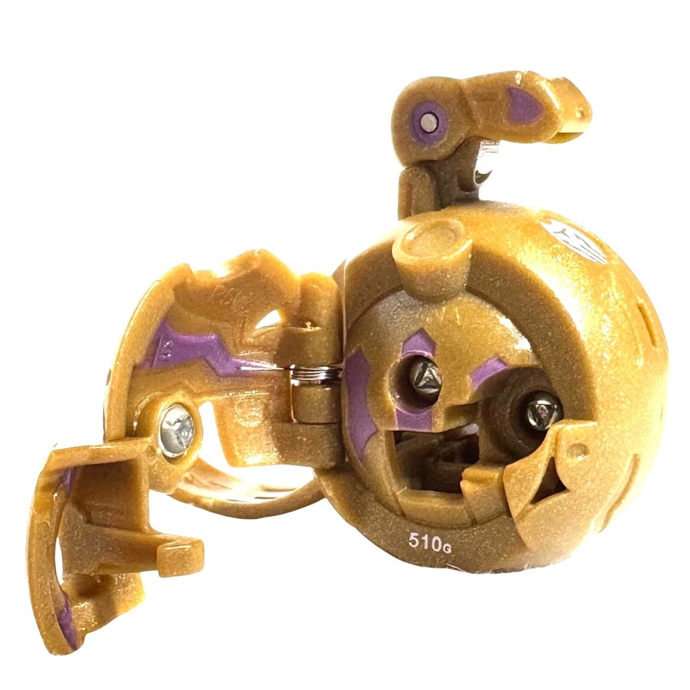 Bakugan Subterra Wilda Brawler 510G Kids Toy Sphere Action Figure Bronze Purple